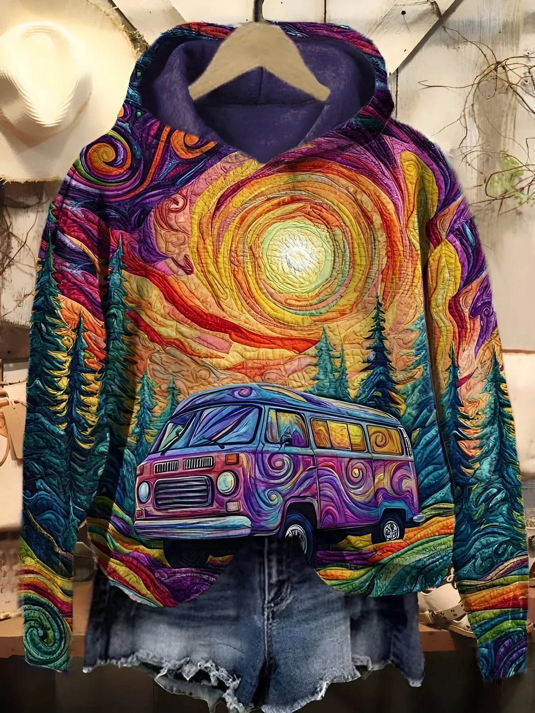 Women's Artistic Wanderlust Hoodie