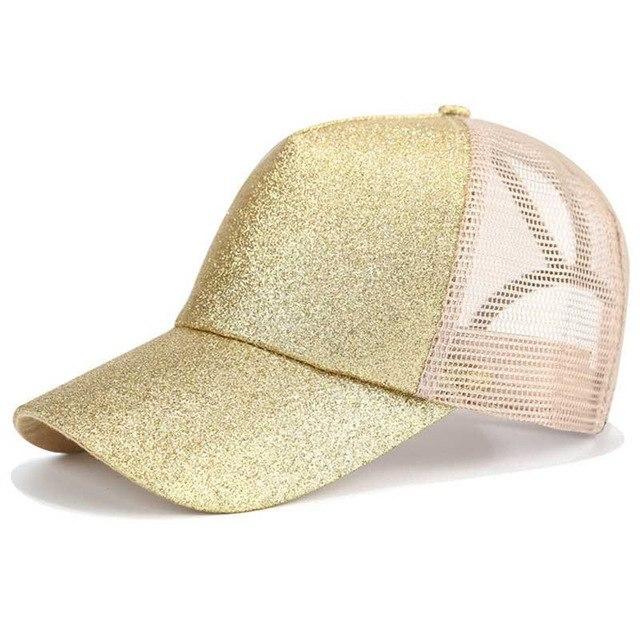 High Ponytail Baseball Cap For Women Outdoor Sun Protection-MODAUTLET
