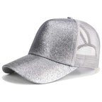High Ponytail Baseball Cap For Women Outdoor Sun Protection