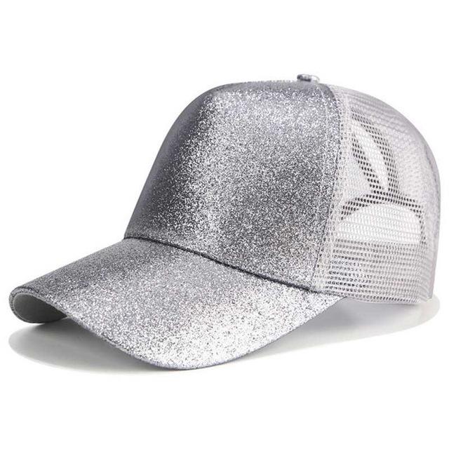 High Ponytail Baseball Cap For Women Outdoor Sun Protection