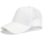 High Ponytail Baseball Cap For Women Outdoor Sun Protection Glitter Wit