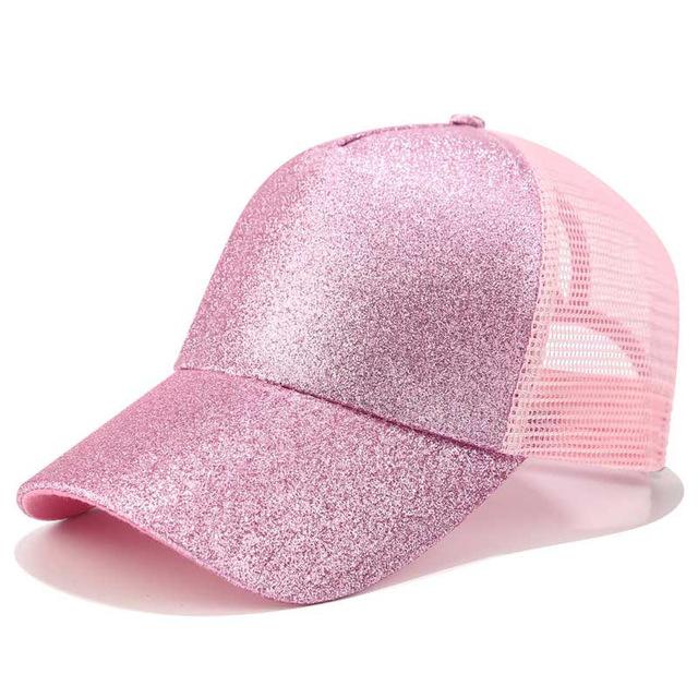 High Ponytail Baseball Cap For Women Outdoor Sun Protection
