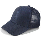 High Ponytail Baseball Cap For Women Outdoor Sun Protection
