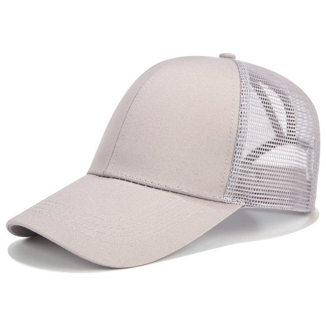 High Ponytail Baseball Cap For Women Outdoor Sun Protection