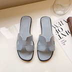 H Strap Leather Sandals For Everyday Comfort And Style