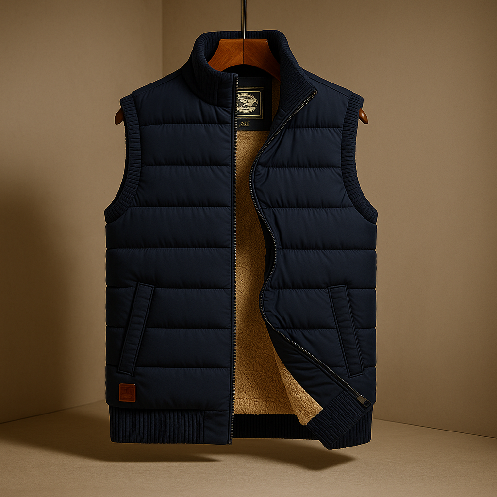 Stylish Quebec Puffer Vest for Ultimate Warmth Navy