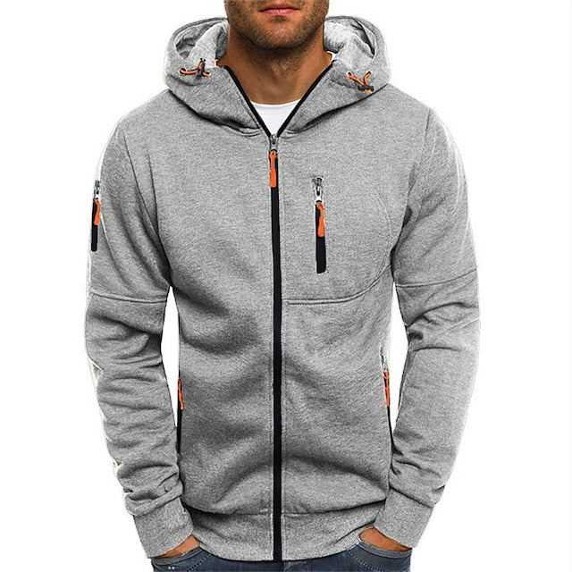 Jarrett | Men's Hooded Sweatshirt Gray