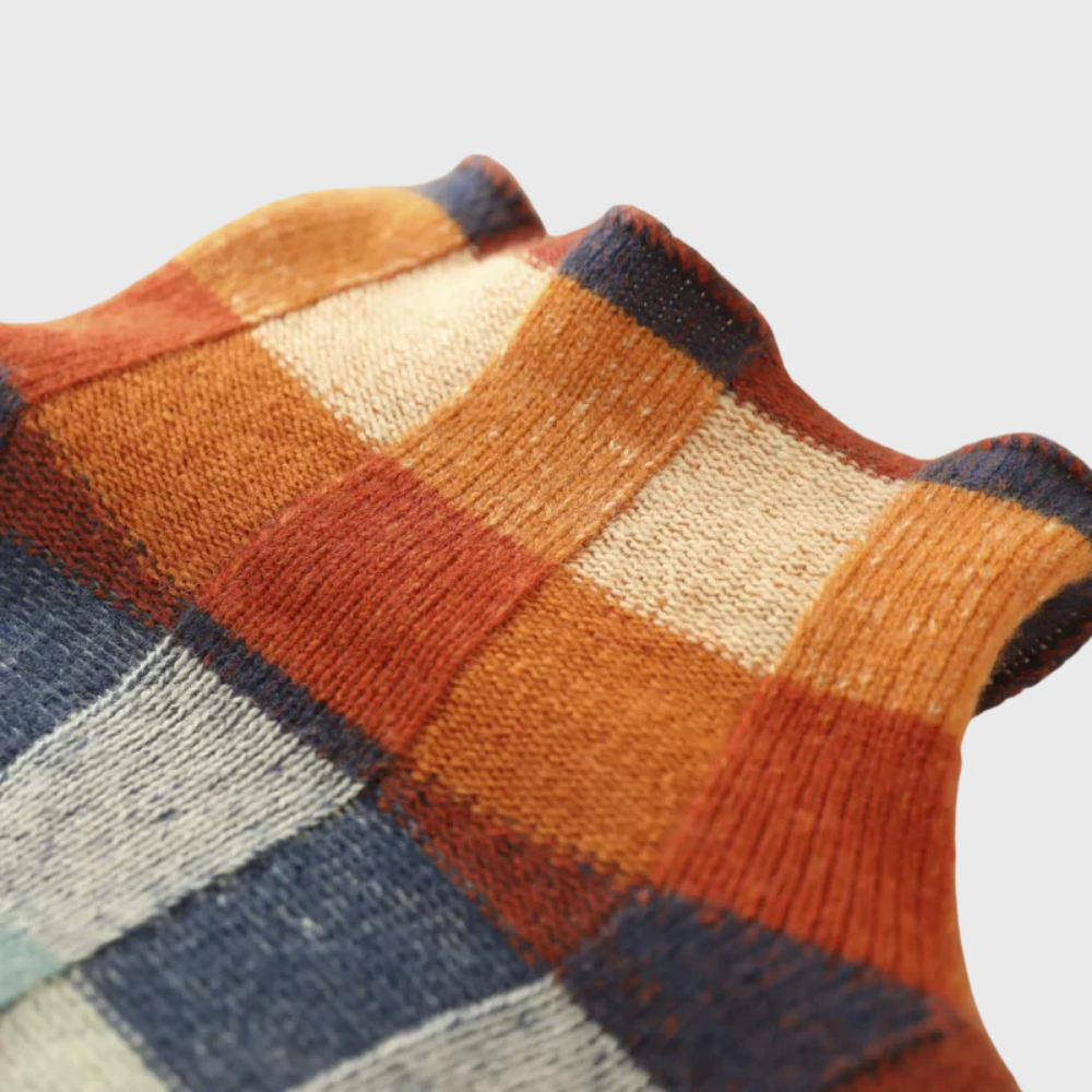 Women's Color-Block Crew Neck Sweater