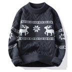 The Reindeer Christmas Sweater Gray