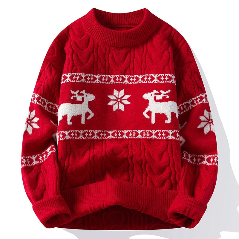 The Reindeer Christmas Sweater Red