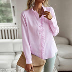 Women's Elegant Blouse - Stylish and Chic Top Light Pink