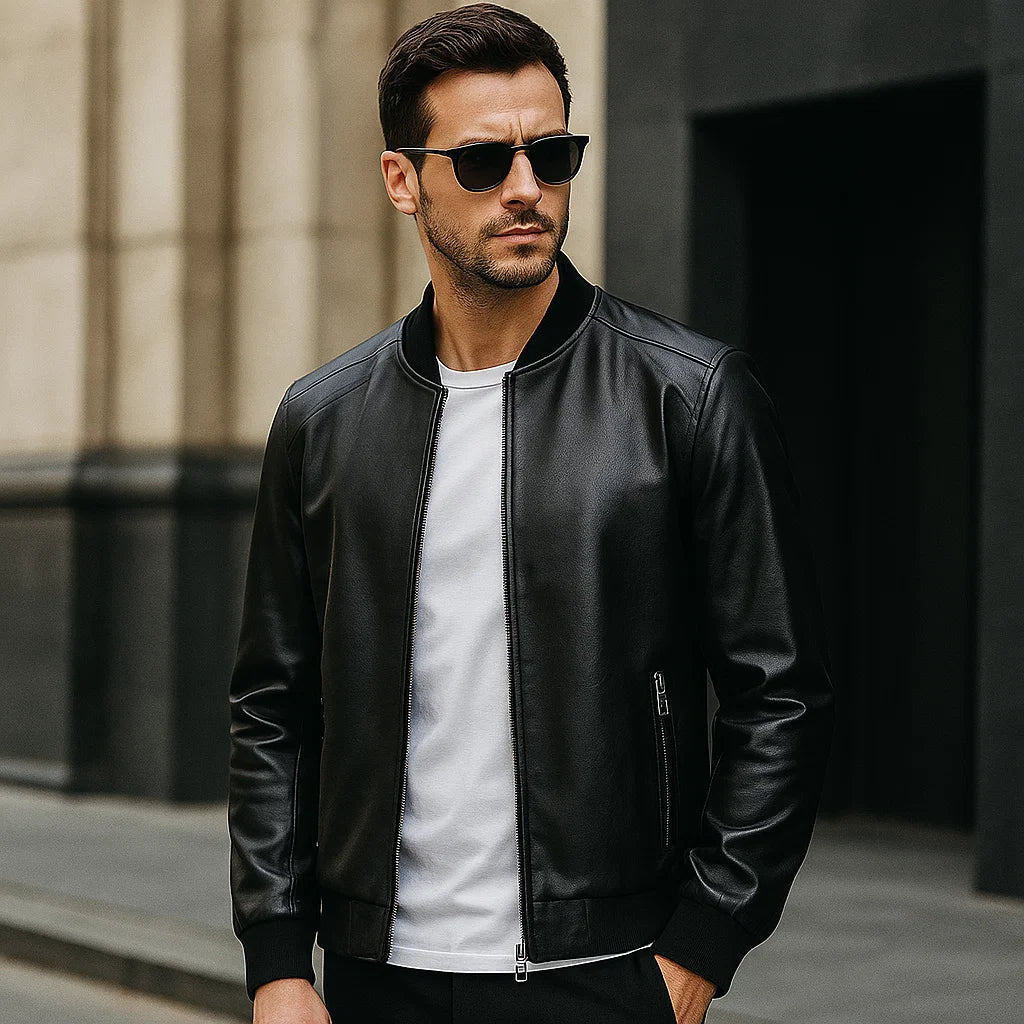 Men's Leather Jacket – Vero Forte Style