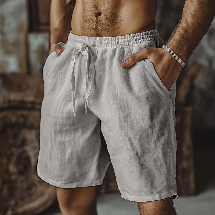Featherlight Cotton Casual Shorts Men Breathable Comfort-MODAUTLET