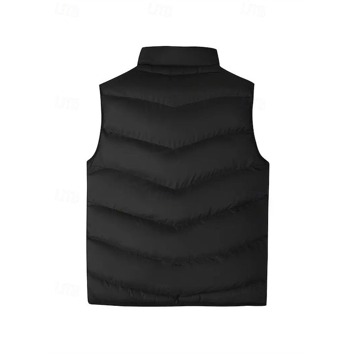 Herengewatteerd puffer-gilet