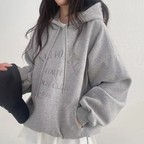 Cozy Fleece-Lined Hoodie for Ultimate Comfort Gray