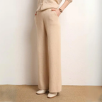 Cozy Knitted Pants for Ultimate Comfort Beige