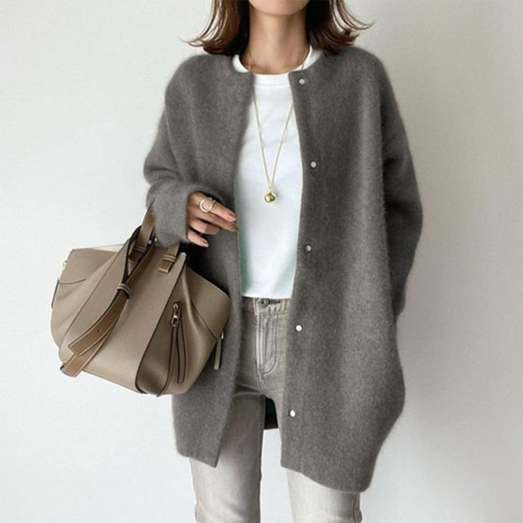 Chic Stylish Cardigan for Effortless Fashion Gray S