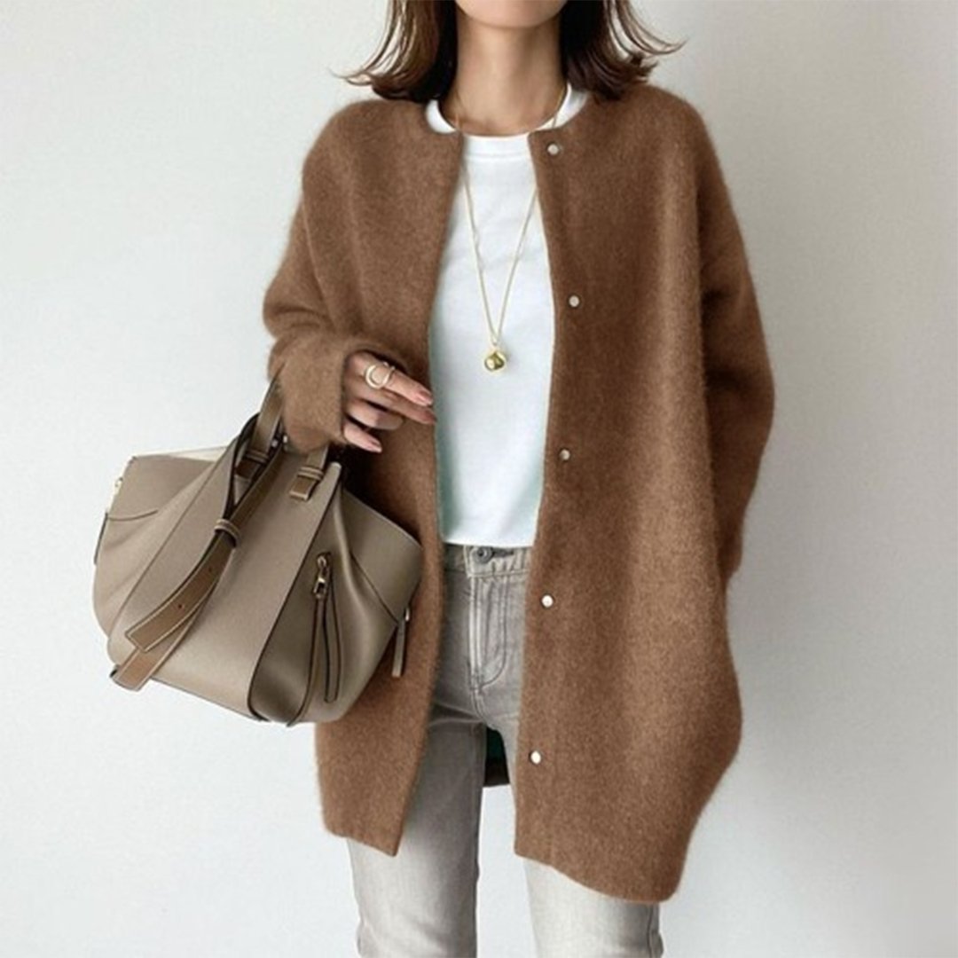 Chic Stylish Cardigan for Effortless Fashion Caramel S
