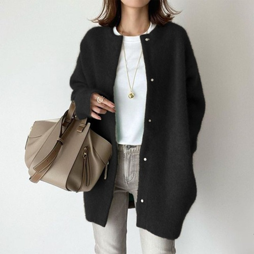 Chic Stylish Cardigan for Effortless Fashion Black S