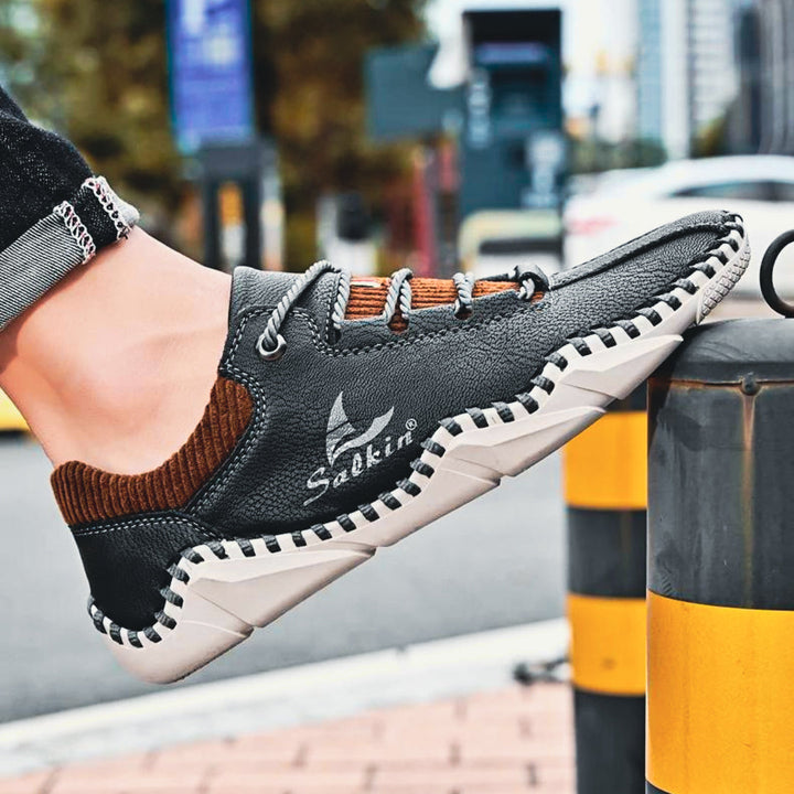 Men's Genuine Italian Leather Shoes-MODAUTLET