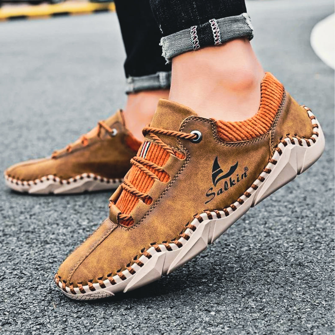 Men's Genuine Italian Leather Shoes-MODAUTLET