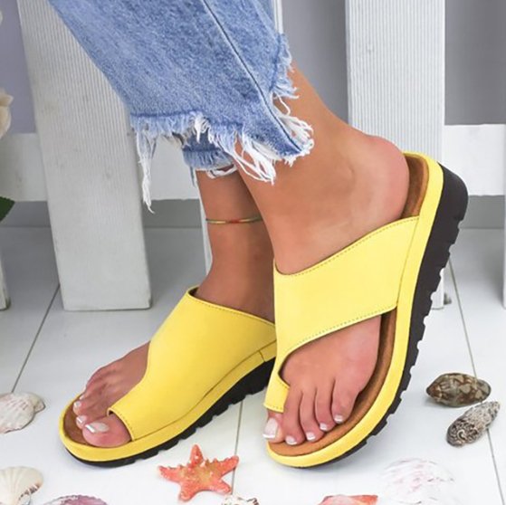 Women's Shock-Absorbing Summer Breeze Sandals Yellow