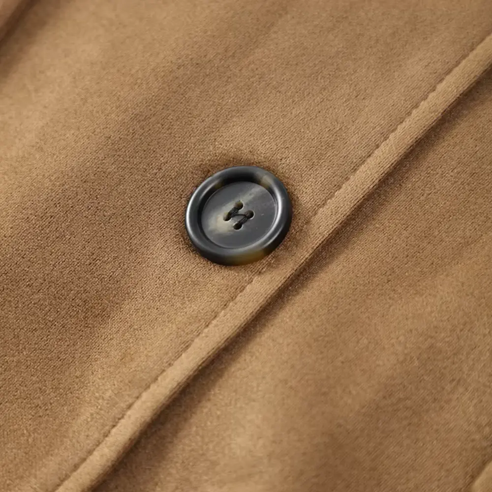 Brown Suede Jacket for Women