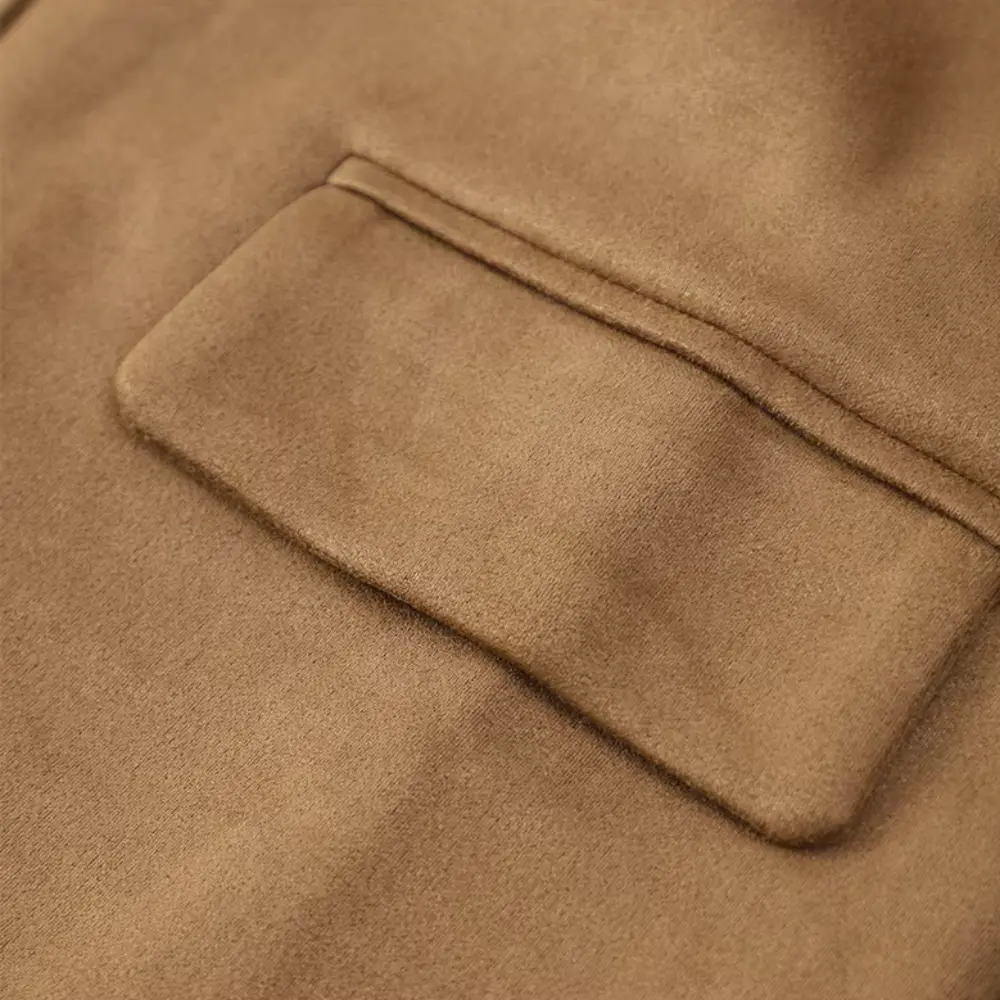 Brown Suede Jacket for Women