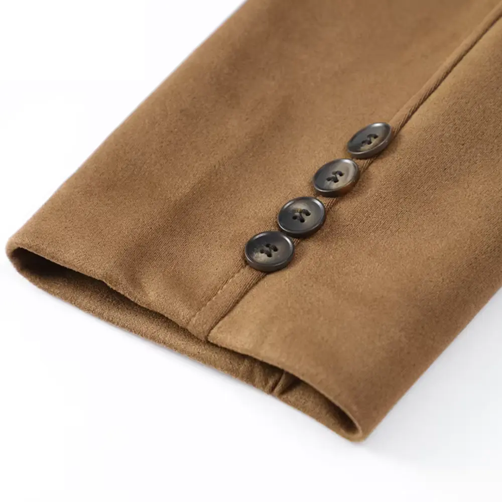 Brown Suede Jacket for Women