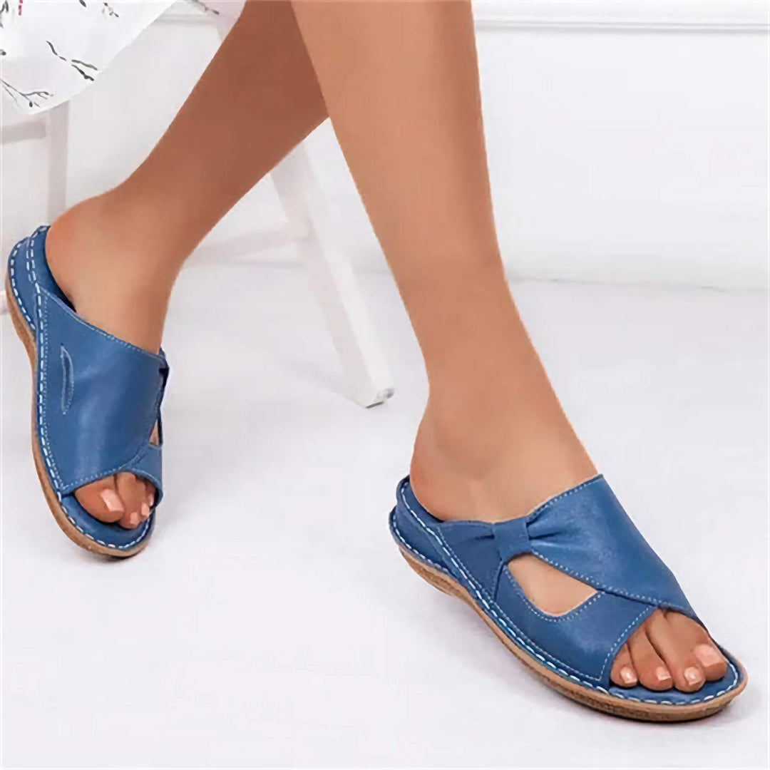 Stylish Orthopedic Leather Sandals With Soft Soles-MODAUTLET