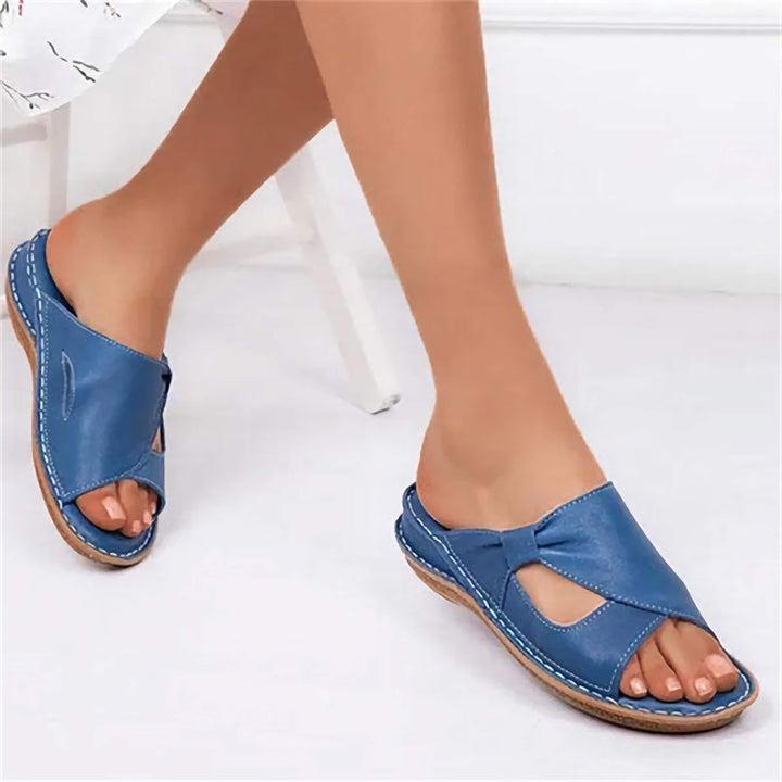 Stylish Orthopedic Leather Sandals With Soft Soles-MODAUTLET