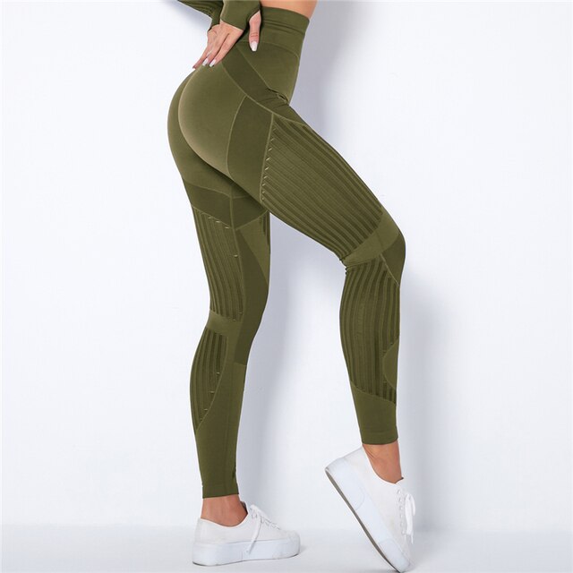 ShapeFit Anti-Cellulite Compression Leggings Army green