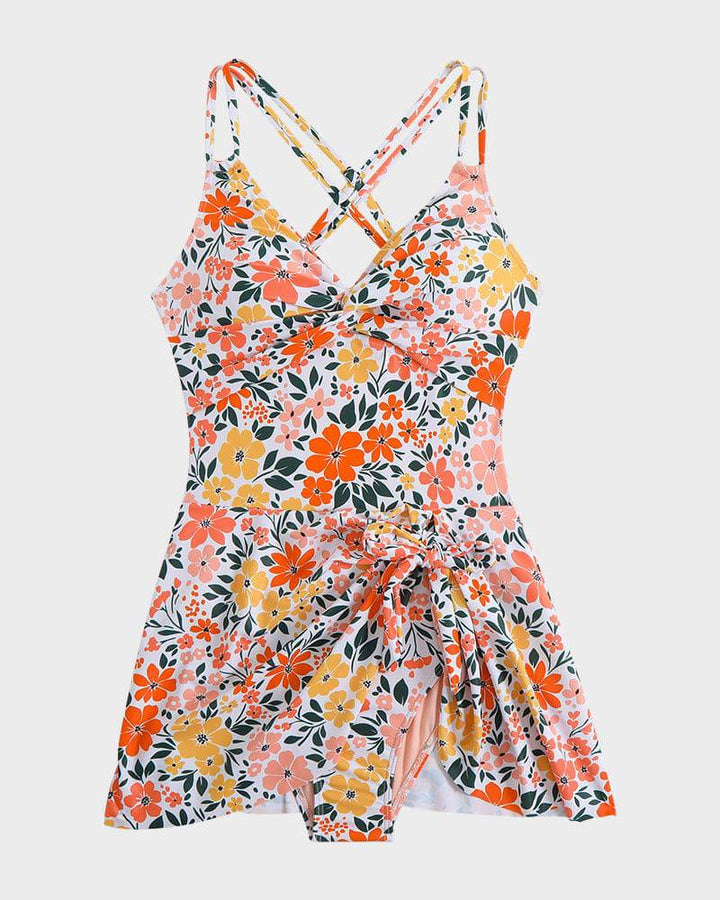 Women's Flattering Swim Dress Swimsuit-MODAUTLET