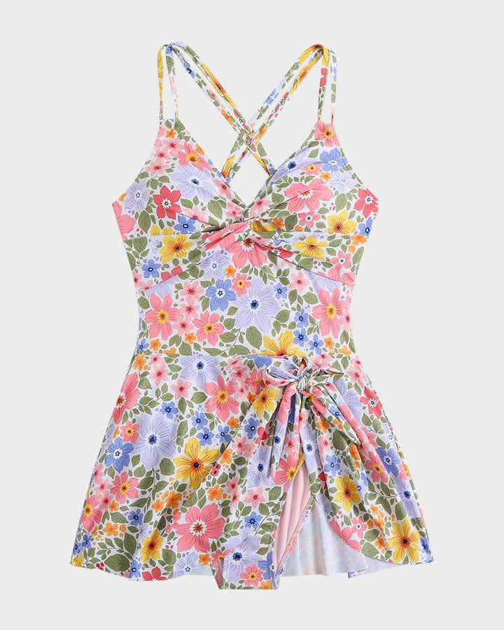 Women's Flattering Swim Dress Swimsuit-MODAUTLET