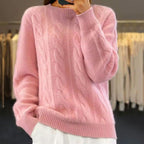 Women's Classic Chic Winter Sweater Pink