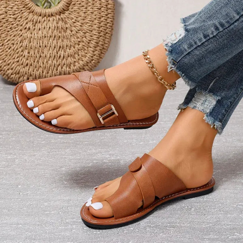 Women's Lightweight Orthopedic Leather Sandals