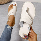 Women's Lightweight Orthopedic Leather Sandals White