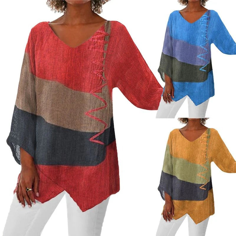 Women's Classic Tummy Covering Blouse-MODAUTLET