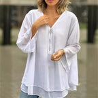 Women's Modern Comfort Blouse White