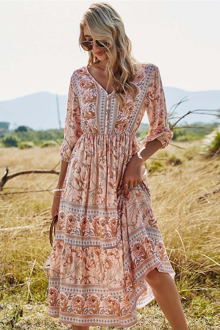 Women's Maxi Dress for Spring-MODAUTLET