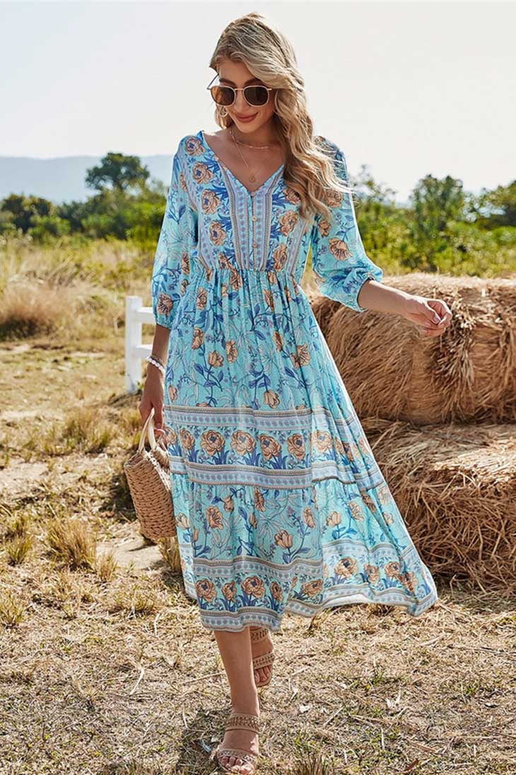 Women's Maxi Dress for Spring-MODAUTLET