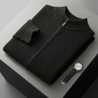 Men's Lunaro Cardezza Cardigan - Stylish and Comfortable Knitwear for Every Occasion Black