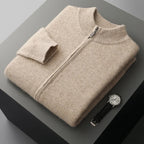 Men's Lunaro Cardezza Cardigan - Stylish and Comfortable Knitwear for Every Occasion Beige