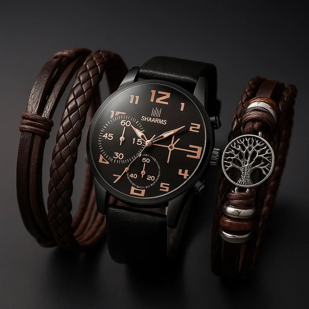 Elegant Legacy Watch Set-MODAUTLET