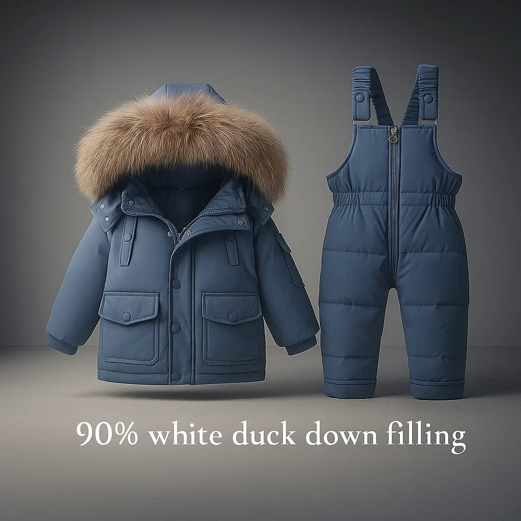 Kids Down Jacket and Pants Set