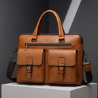 Professional Business Tote Bag Brown