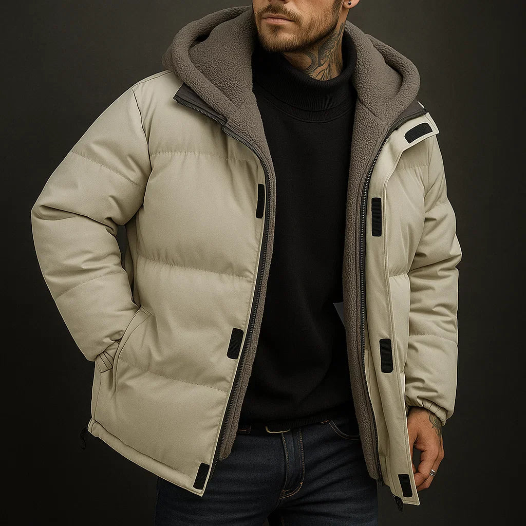 Men's Winter Jacket – Stylish and Warm Outerwear White