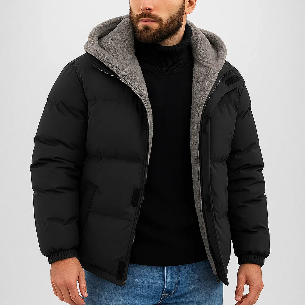 Men's Winter Jacket – Stylish and Warm Outerwear Black