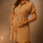 Women's Elegant Button Dress