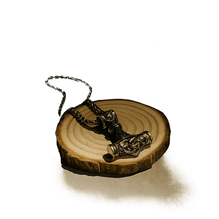 Mjolnir Steel Pendant Necklace-MODAUTLET
